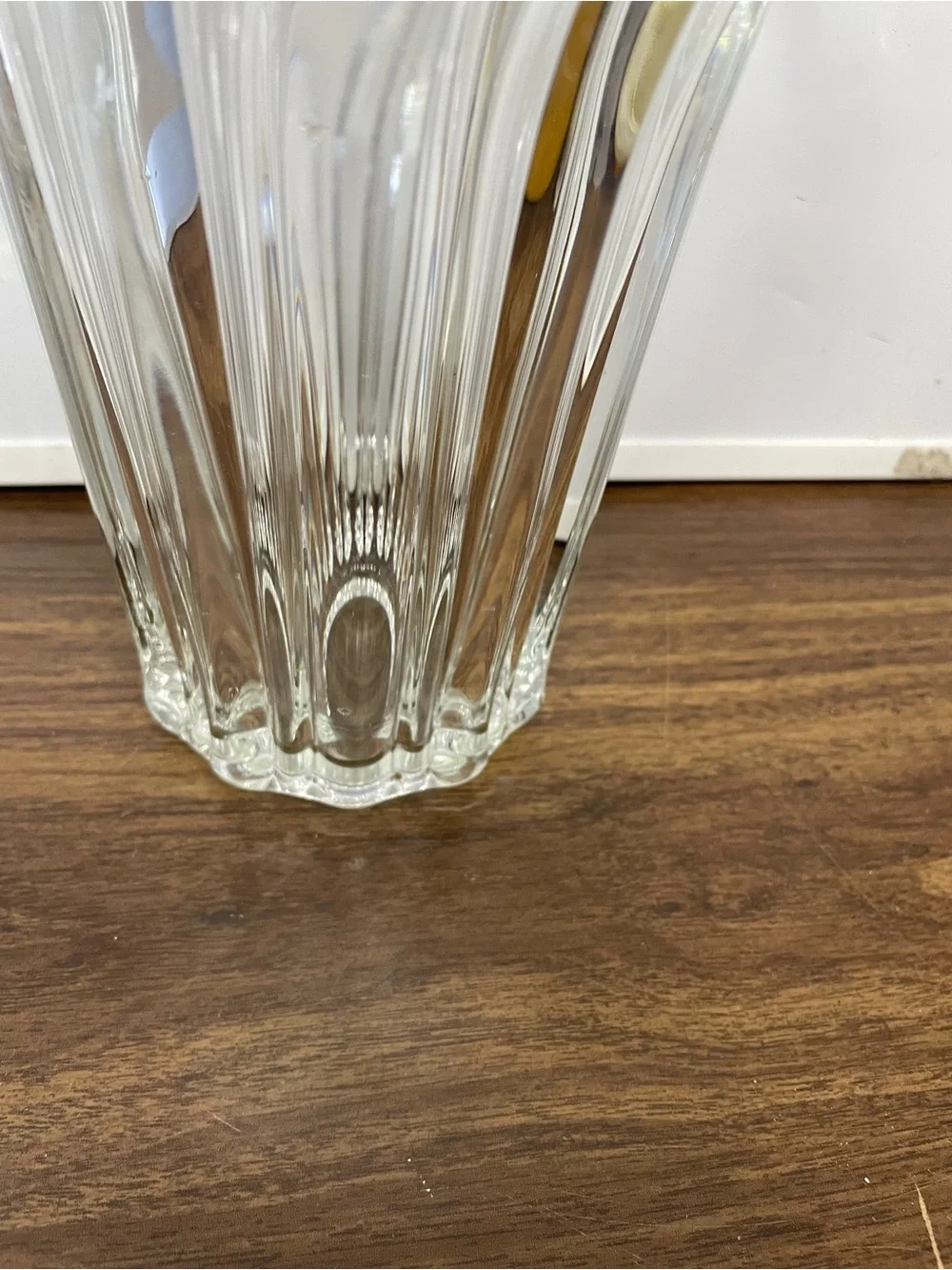 Mikasa Peppermint Clear Glass Vase 8